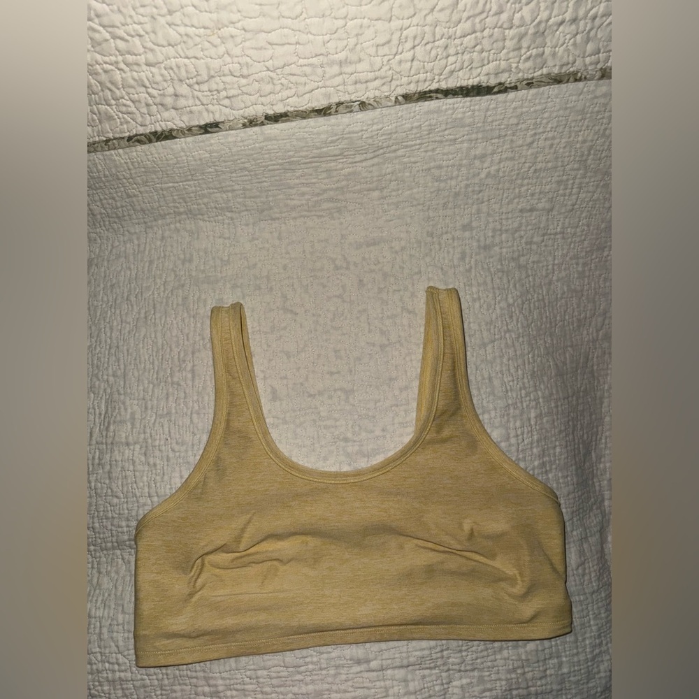 NWOT ALO SPORTS‎ BRA SIZE LARGE BUTTER YELLOW - Picture 3 of 3